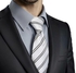 Classic Men's Tie In Black And Gray