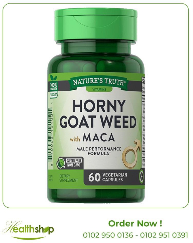 Horny Goat Weed with Maca - 60 Vegetarian Capsules