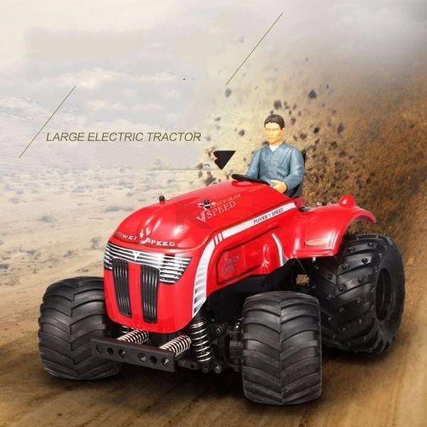 WLTOYS P949 RC Car 3.4G 2WD Large Off-road Wireless Remote Control 35KM/h Speed Two Electric Drive Racing Car-Red