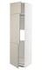 METOD High cab f fridge/freezer w 3 doors, white/Askersund light ash effect, 60x60x220 cm - IKEA
