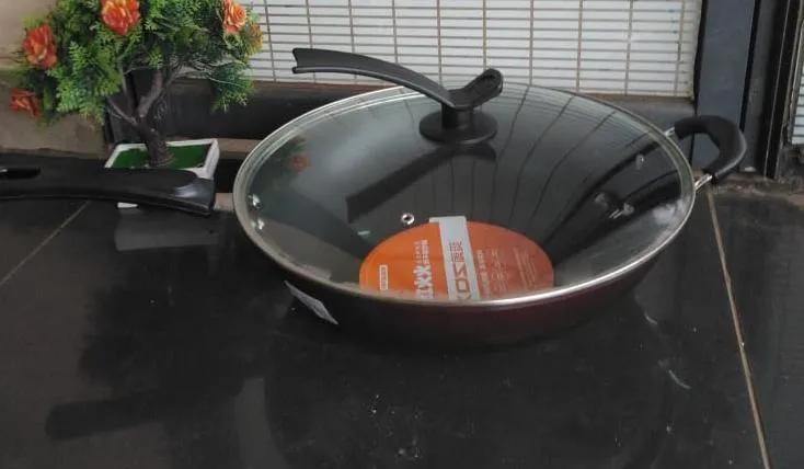 Non-stick Deep Frying Pan With Lid