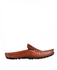 Zaful Slip-On Boat Slippers Leather Loafers Brown