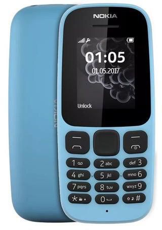هاتف 105 بلون أزرق وذاكرة داخلية 4 ميجابايت يدعم تقنية 2G