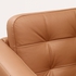LANDSKRONA 3-seat sofa-bed - Grann/Bomstad golden-brown/metal
