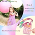 Pop Shoulder Bag for Girls and Women, Mini Pop Purse Bags, Lovely Push Bubble Sensory Silicone Cartoon Bag for Kids