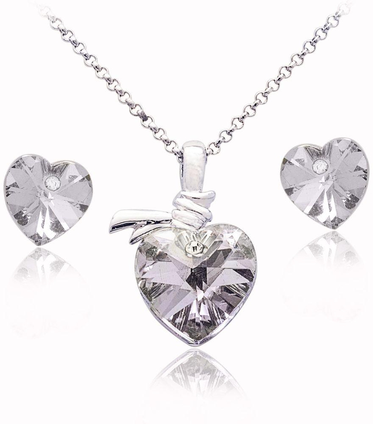 Mysmar Crystal Heart Jewelry Set [MM272]