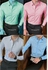 Men's 4In1 Plain Long-Sleeve Shirt-Pink,Blue,Lemon,White
