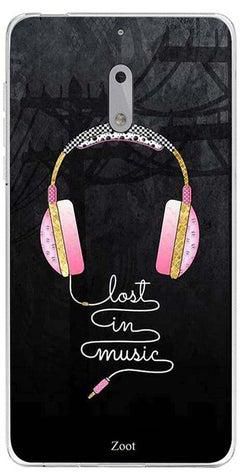 Skin Case Cover -for Nokia 6 Lost In Music أحب الموسيقى