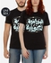 Nas Trends Unisex Printed T-Shirt - Black