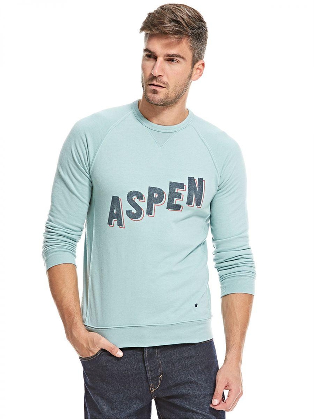 91 Stars Sweatshirt for Men - Aqua