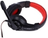 Generic G1 - Over-ear Gaming Headsets/Earphones/Headphones With Mic Stereo Bass For PC Games - Black+Red