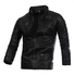New men's motorcycle leather jacket large leather jacket black s
