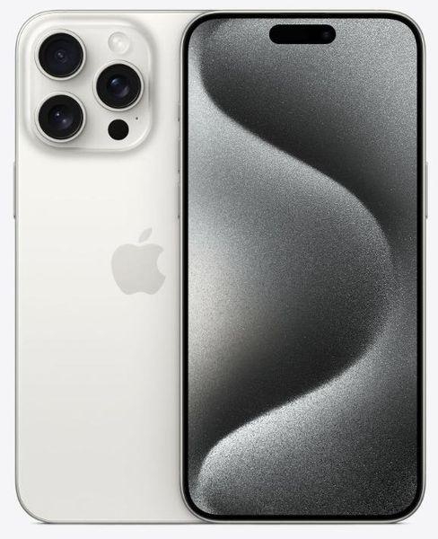 Apple iPhone 15 Pro Max, 6.7", 256GB + 8GB RAM (Single SIM), 4441mAh, White