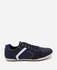 Ravin Leather Casual Sneakers - Navy Blue