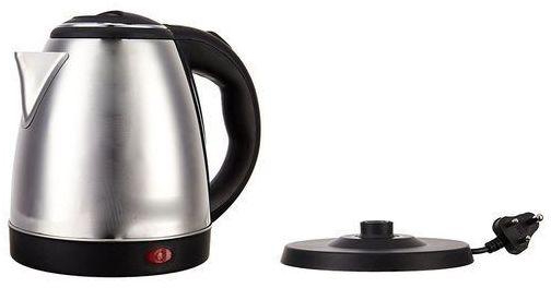 Lyons FK-0301 Silver & Black Cordless Stainless Steel Electric Kettle - 1.8L