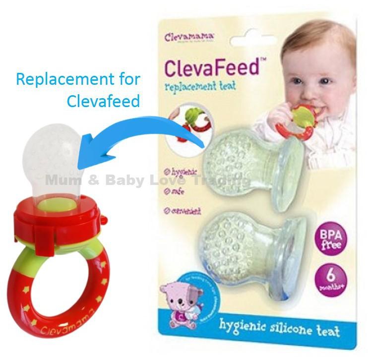 Clevamama ClevaFeed Replacement Teats (2pcs)