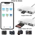 Apple Lightning Camera Adapter,3 in 1 Dual USB 3 Camera Adapter+SD Card Camera Reader+Micro SD Multifunctional Portable Adapter for iPhone12/iPad Supports All iOS-Plug and Play[Apple MFi Certified]