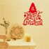 Merry Christmas Happy New Year Decoration Decal Window Wall Removable Stickers