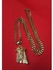 Gold Cuban Link Chain With Jesus Piece 05 Pendant