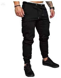 Fashion Quality Cargo Pants- Black