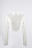 Le Voile Long Sleeves Vest - OffWhite