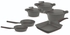 Pyrex - Set of Artisan Granite 13 pieces ( 20,24,28 ) - Grey