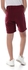 Kady Kids Elastic Waist Solid Shorts - Maroon