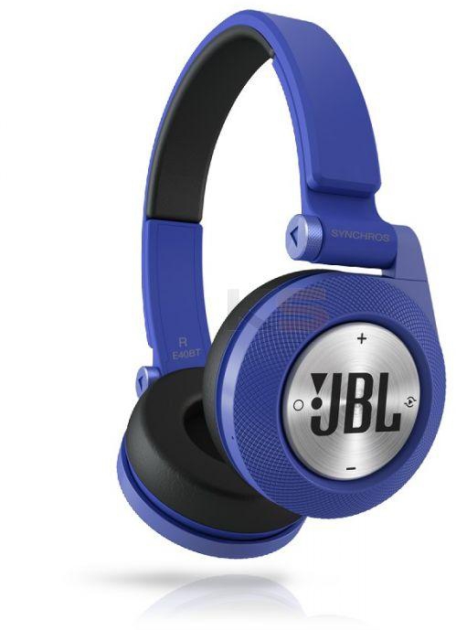 JBL E40BT High-Performance Wireless On-Ear Bluetooth Stereo Headphone Blue