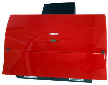 Phiima 90cm Red Plasma Rangehood With Charcoal Filter