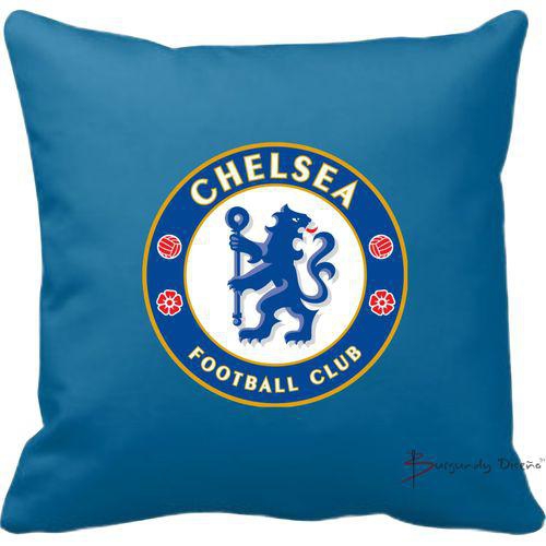 Burgundy Club Football Throw Pillow (Chelsea FC)