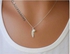 O Accessories Necklace Chain Silver _feather_white Pearl