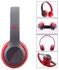 P47 Bluetooth Wireless 5.0 + EDR Headphones- Red