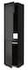 METOD High cab f fridge/freezer w 3 doors, black Enköping/brown walnut effect, 60x60x240 cm - IKEA