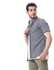 Andora Black & Grey Classic Collar Plaids Summer Shirt