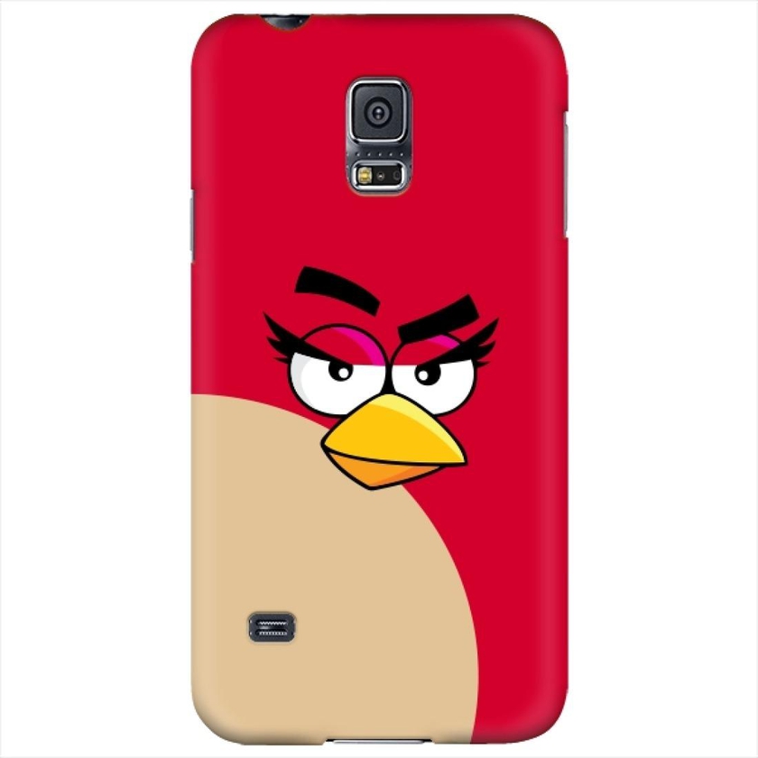 Stylizedd Samsung Galaxy S5 Premium Slim Snap case cover Matte Finish - Girl Red - Angry Birds
