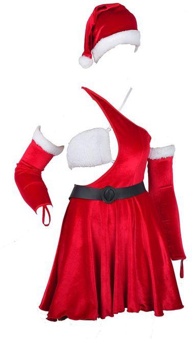 Youlya الملابس النسائية ( لانجري ) للكريسماس من 6 قطع بالون الاحمر - من وزن 55 كيلو الي ٩٥ كيلو YOULYA - كود 7037