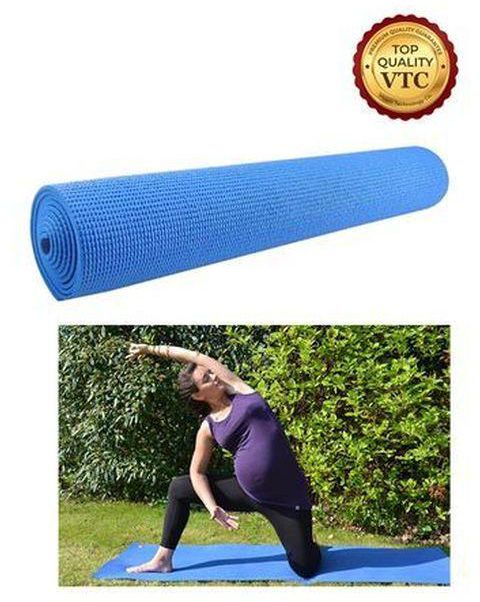 VTC PVC Yoga Mat - 6 MM - Baby Blue
