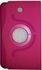 360 Rotating Stand Leather Case For Samsung Galaxy Tab 3- 7 inch 7.0 P3200 (hot pink)