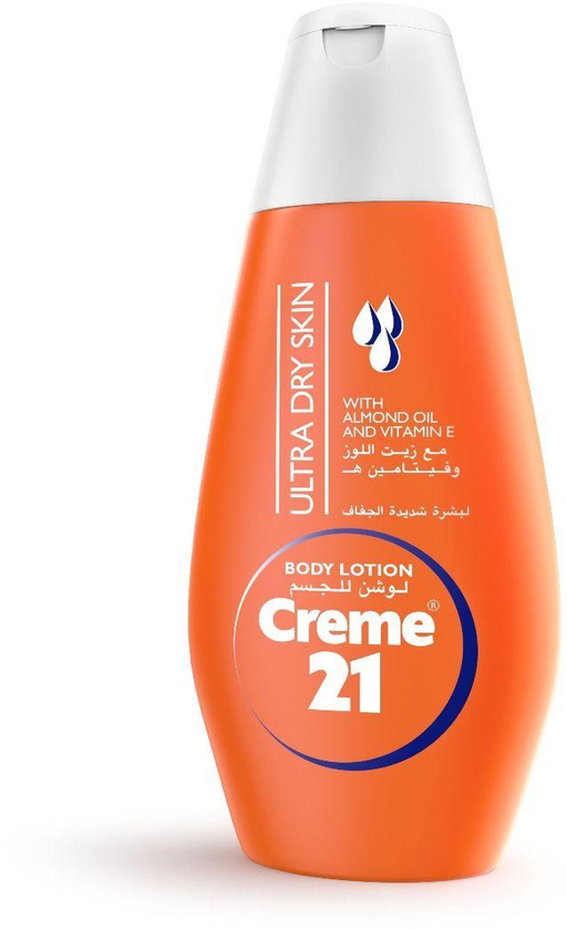 Creme 21, Body Lotion, Ultra Dry Skin, Almond Oil - 400 Ml