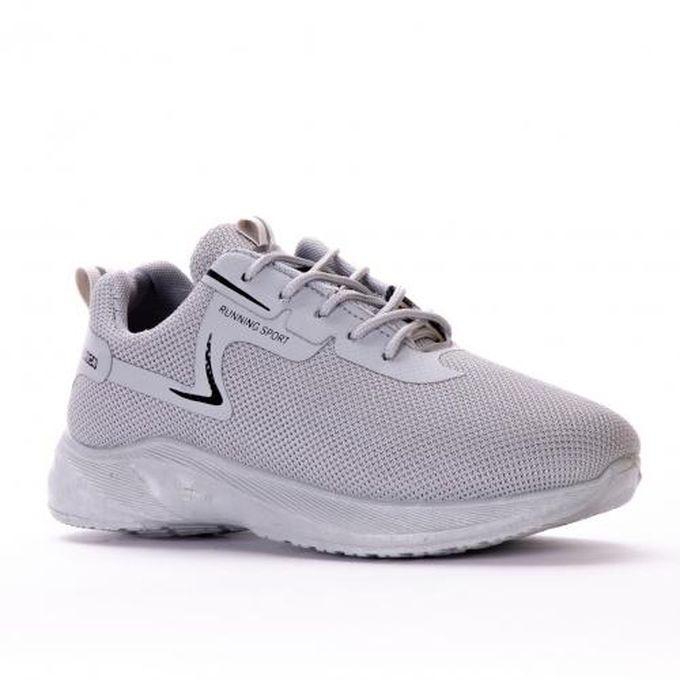 Lile Canvas Lace-up Sneakers - Grey