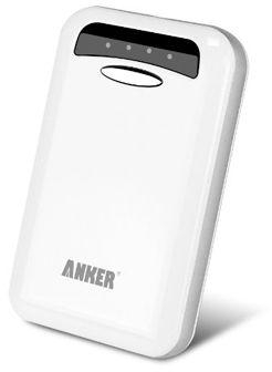 Power bank by Anker 13000mAh, White, 79AN13K-WA
