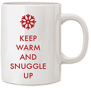 Keep Warm & Snuggle Up Personalized Mug