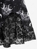 Plus Size Skull Butterfly Moon Star Sun Print Lace Trim Buckle Tank Dress - 3x | Us 22-24