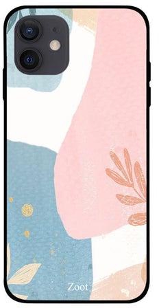 Printed Case Cover -for Apple iPhone 12 mini Pink/White/Blue Pink/White/Blue