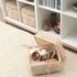 SMARRA Box with lid - natural 30x30x23 cm