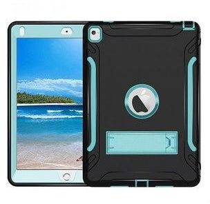 Protective Case Cover With Kickstand For Apple iPad Mini 1/2/3 7.9-Inch Black/Light Green