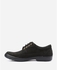 Leather Shoes Stitches Casual Shoes - Black