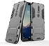 Nokia 6.1 Plus Iron Man Heavy Duty Armor Hybrid Bumper Shockproof Kickstand Phone Case Cover - Grey