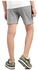 Kady Cotton Drawstring Elastic Waist Side-Pocket Sweat Shorts for Kids - Grey, 4 Years