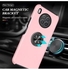 Protective Case Cover With Invisible Magnetic Ring Kickstand For Huawei Nova 8i Pink